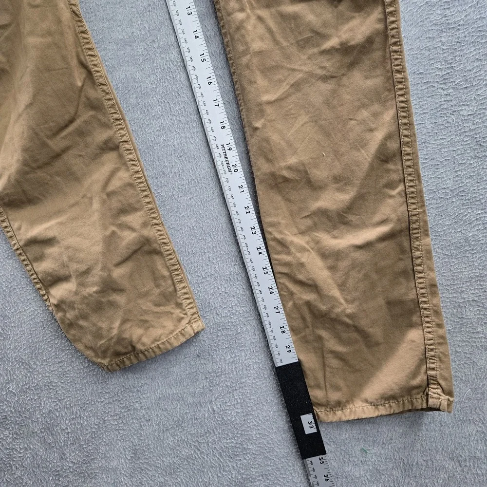 Apolis Global Citizen Men Pants 31 Brown Chino Twill Button 33